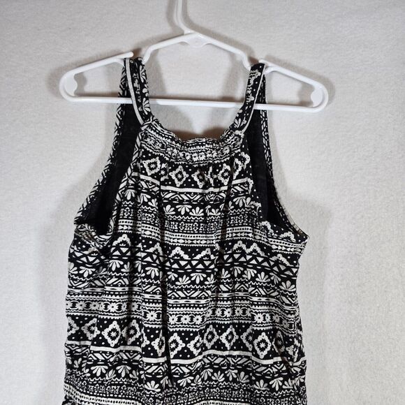 Old Navy Girls Kids Dress Black White Cotton Size L (10-12) - Picture 10 of 10